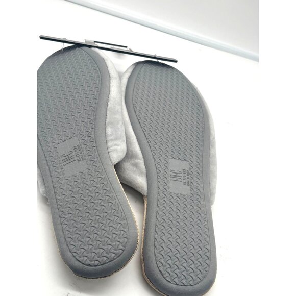 INC International Concepts INC Tassel Pom Pom Slippers, Gray, Sz. XL - Picture 6 of 7